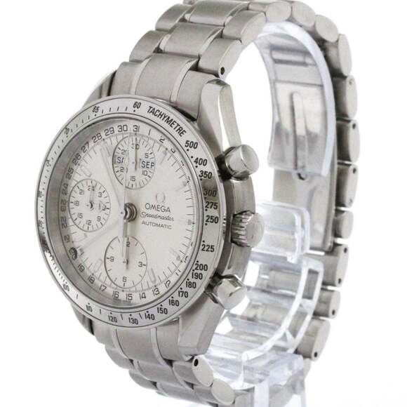 OMEGA Speedmaster Triple Date Steel Automatic Watch 3523.30 Polished